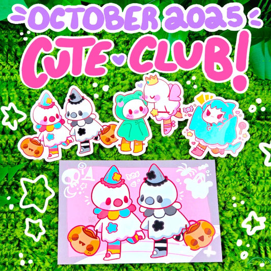 October Cute Sticker Club