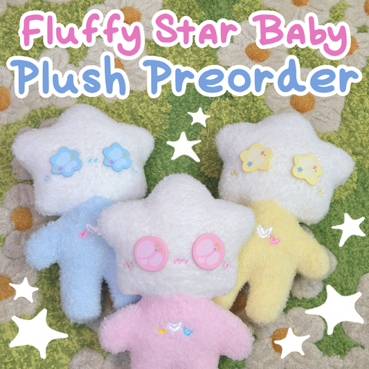 Fluffy Star Baby Plushie PREORDER