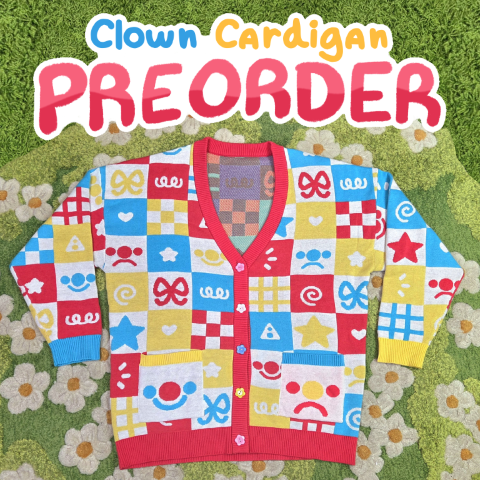 Clown Cardigan PREORDER
