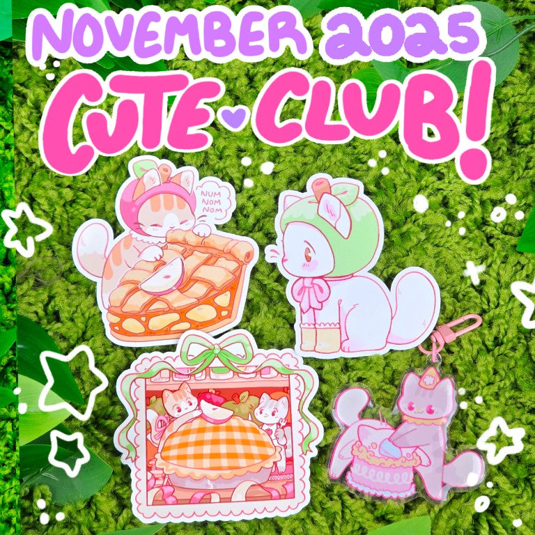 November Cute Sticker Club