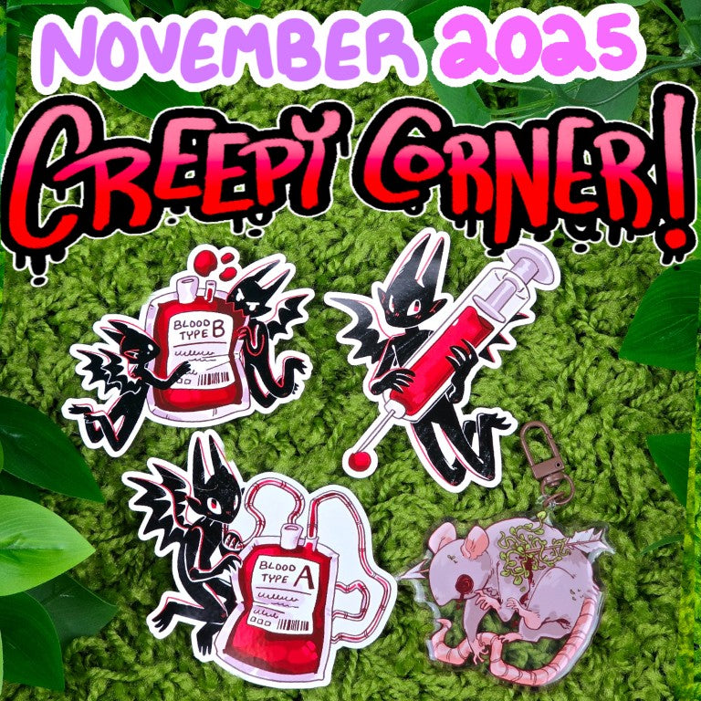 November Creepy Sticker Club
