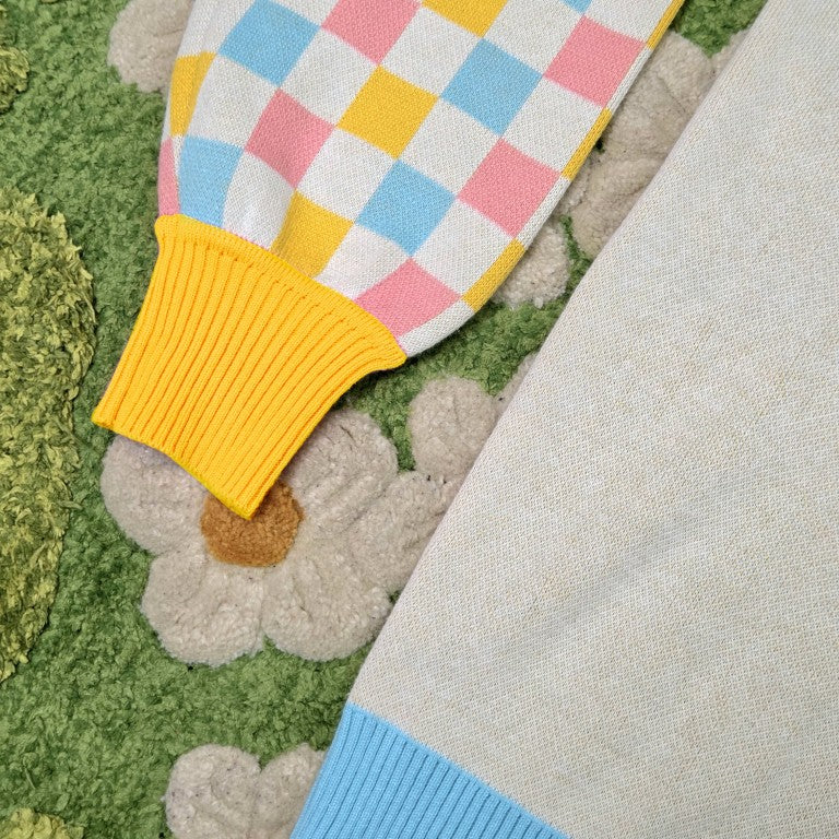 White Silly Clown Sweater