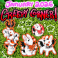 January Creepy Sticker Club