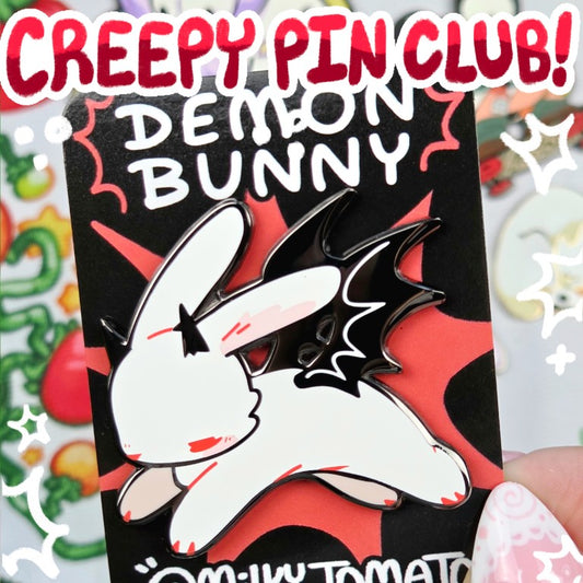 January Creepy Pin Club