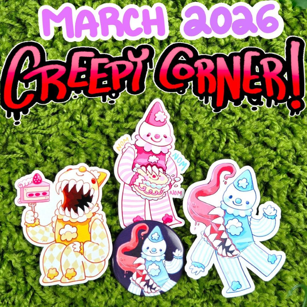 March Creepy Sticker Club