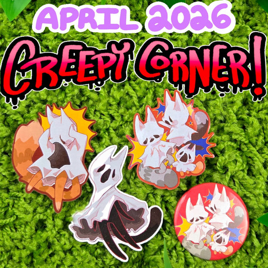 April Creepy Sticker Club