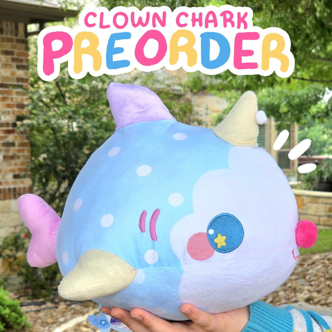 Clown Chark Plushie - PREORDER!