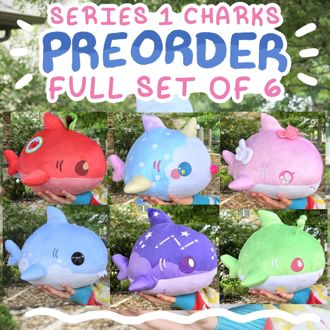 Chark Plushie Set of 6 - PREORDER!
