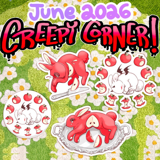 June Creepy Sticker Club