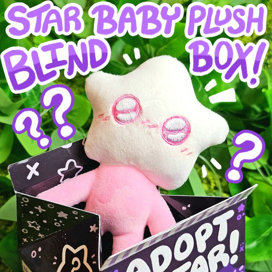 Adopt a star baby blind box concept.