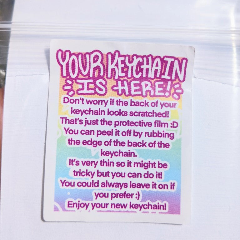 Cute Lil Clown Dangling Keychain