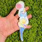 Long Pierrot Clown Stickers