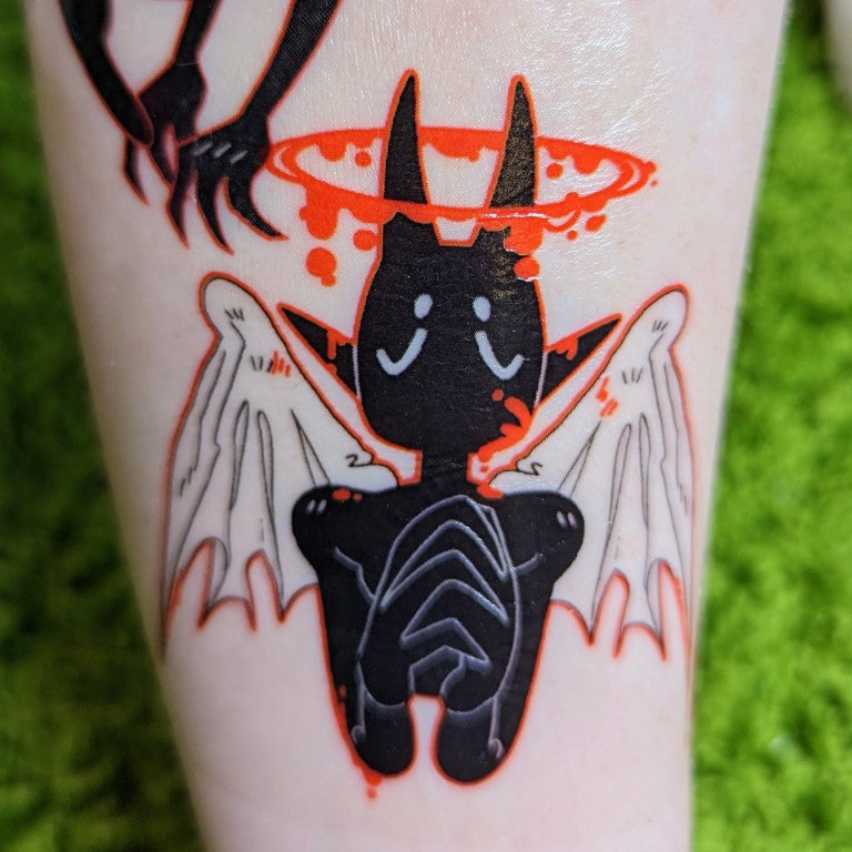 Gore Angel Temporary Tattoos