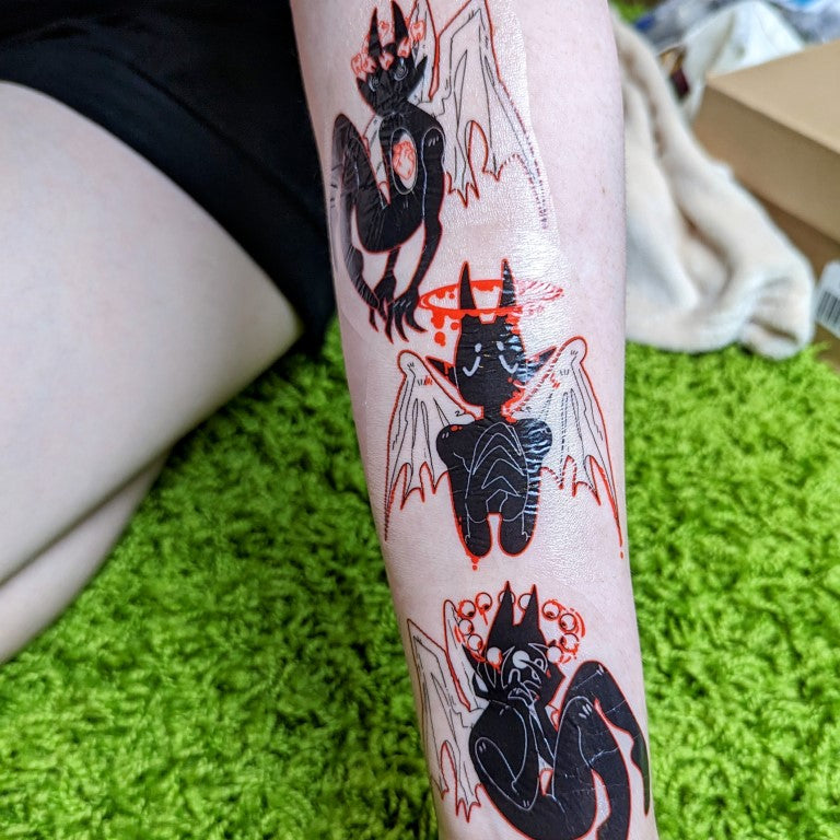 Gore Angel Temporary Tattoos