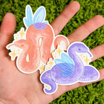 Pastel Fairy Snake Stickers