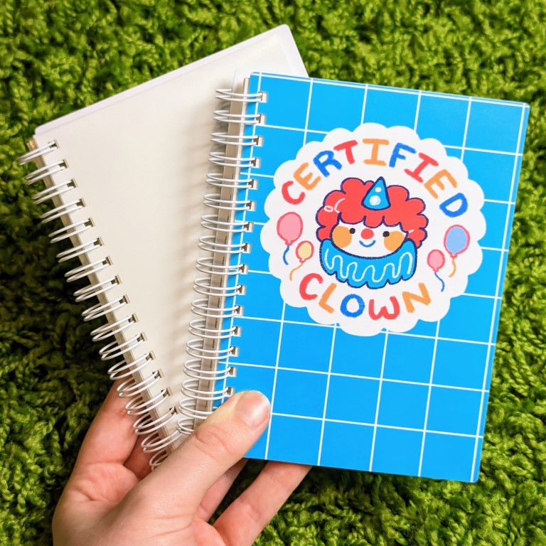 Certified Clown Small Reusable Sticker Book