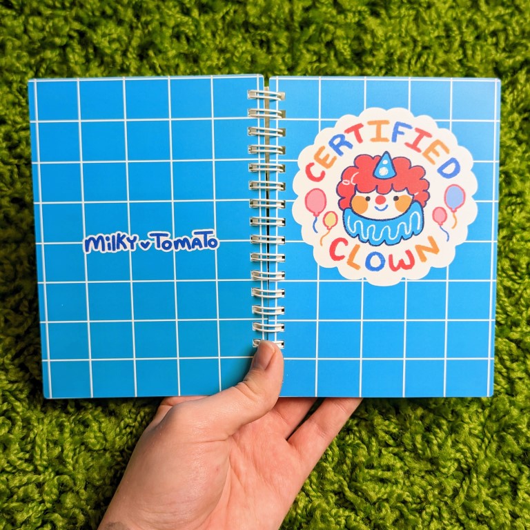 Certified Clown Small Reusable Sticker Book