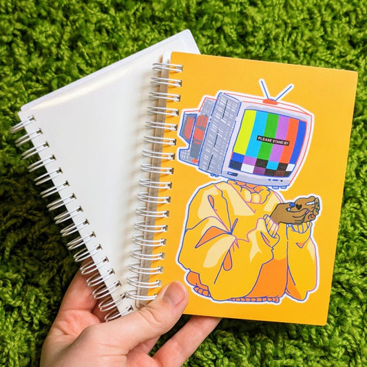 TV Head Small Reusable Sticker Book