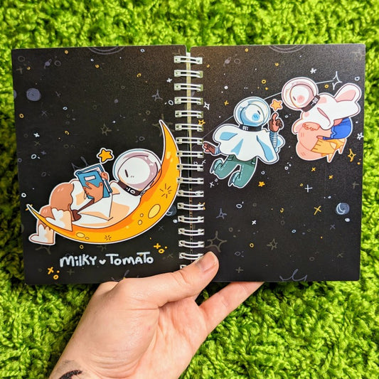 Space Ghost Duo Small Reusable Sticker Book