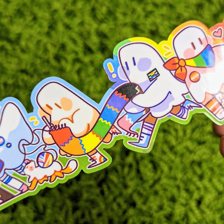 Long Ghost Pride Parade Sticker!