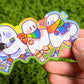 Long Ghost Pride Parade Sticker!
