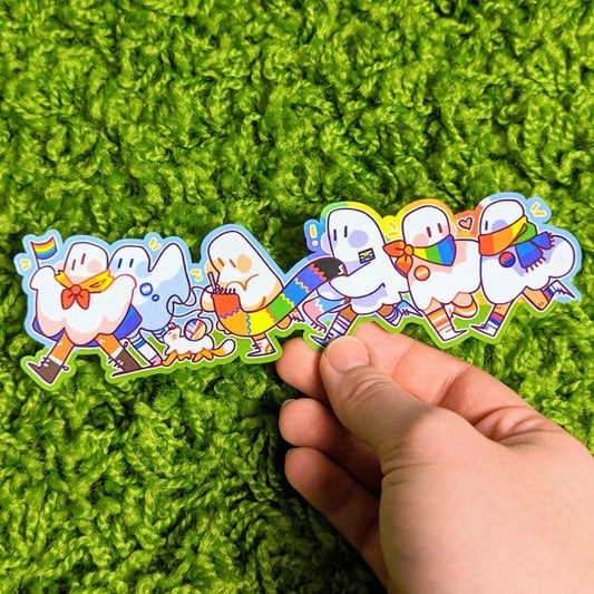 Long Ghost Pride Parade Sticker!