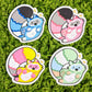 Pride Raccoon Stickers