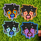 Pride Dripping Face Stickers