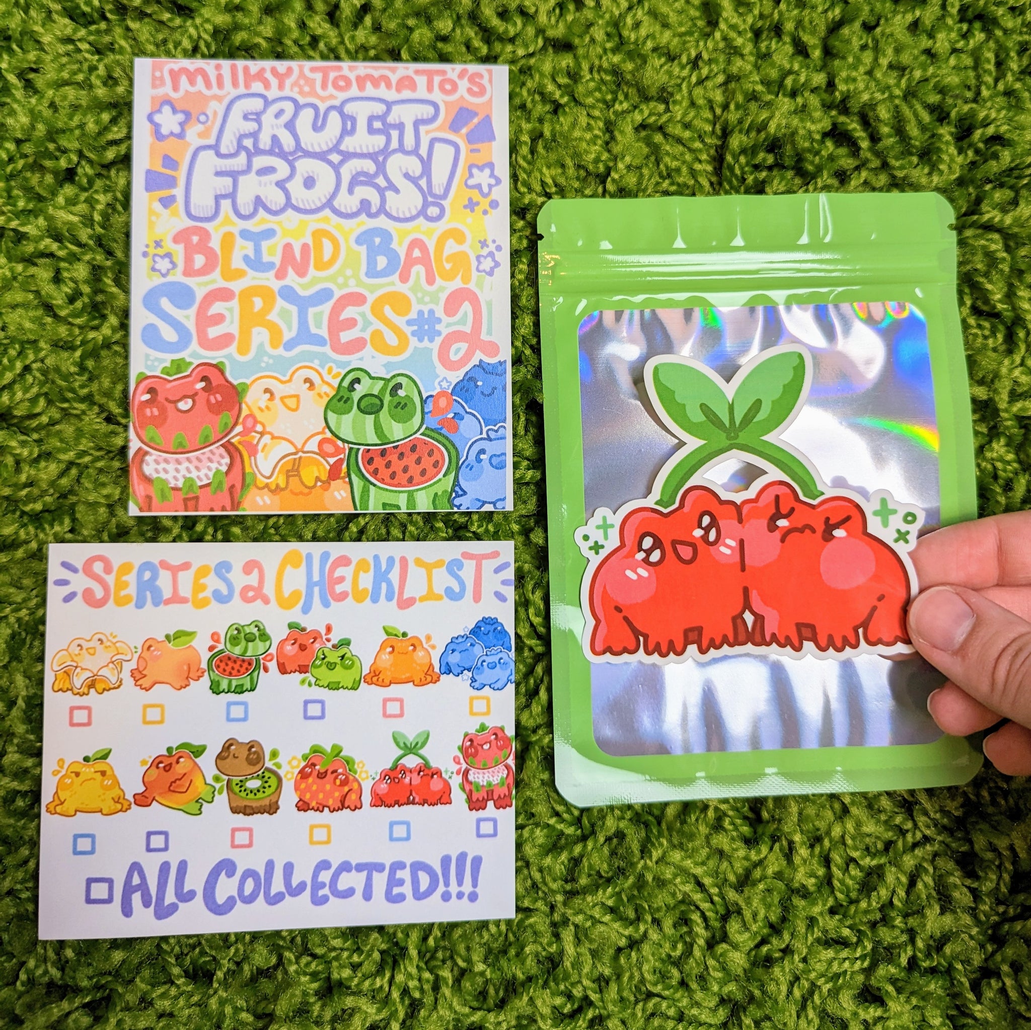 Fruit Frog Stickers Blind Bag Series 2 – Milky Tomato