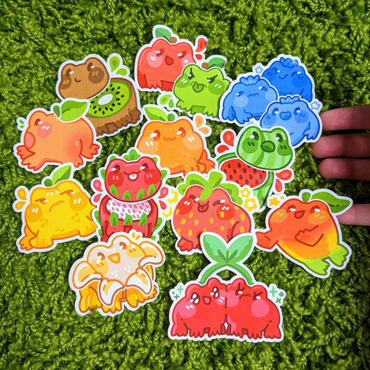 Fruit Frog Stickers Blind Bag Series 2