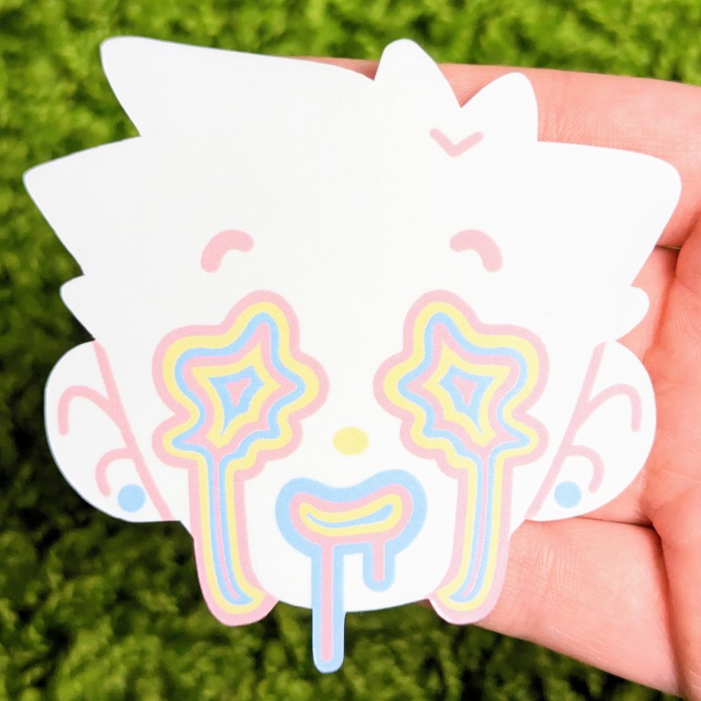 Dripping Face Stickers