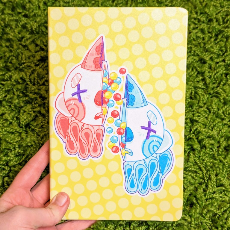 Split Gum Ball Clown Sketchbook