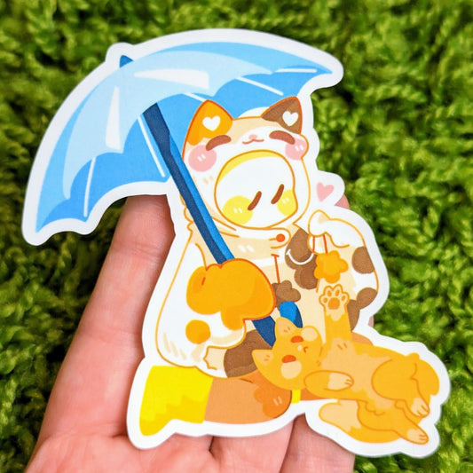 Rainy Day Ghost Stickers