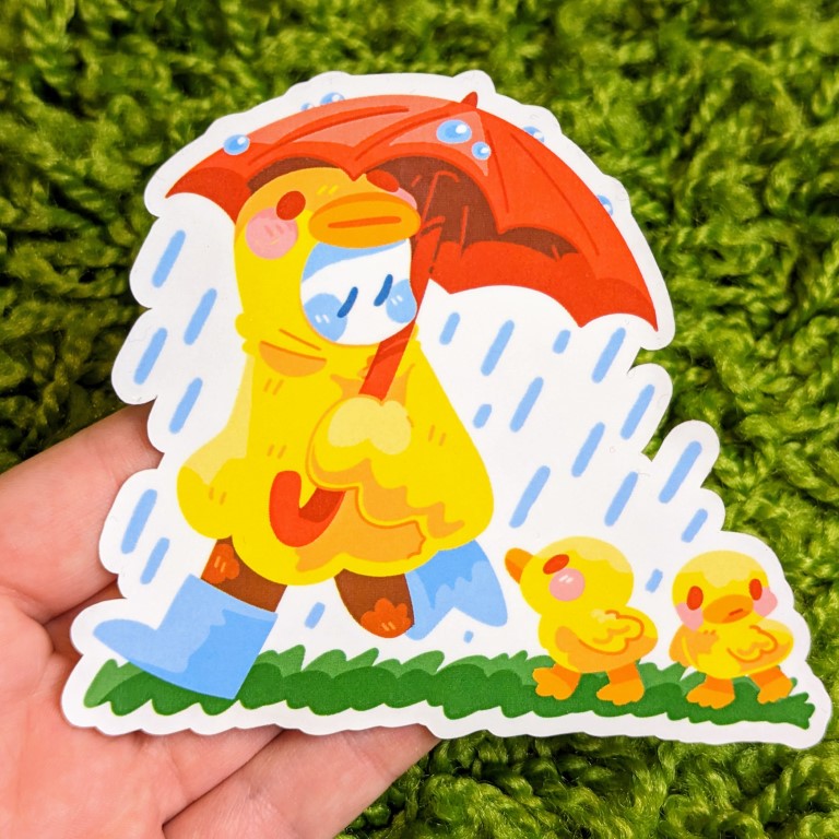 Rainy Day Ghost Stickers