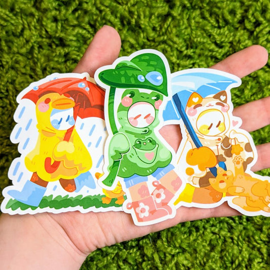 Rainy Day Ghost Stickers