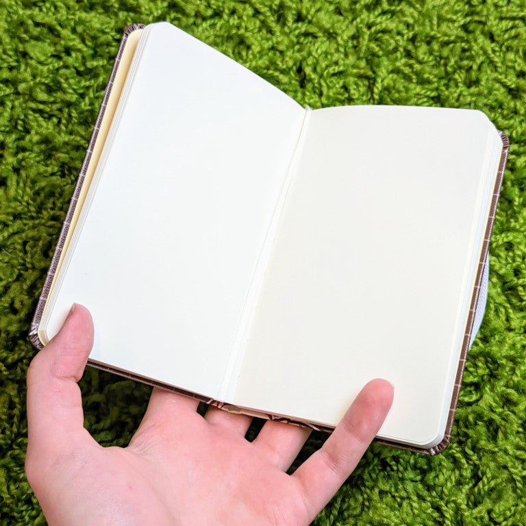 The inside of the aesthetic skeleton sketchbook