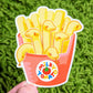Snake Snack Fast Food Stickers