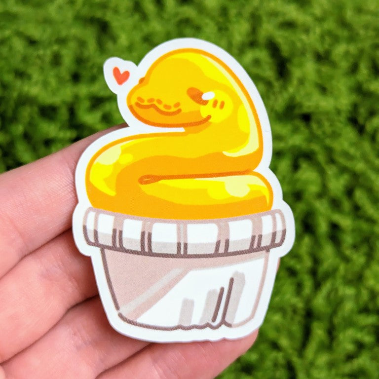 Snake Snack Fast Food Stickers