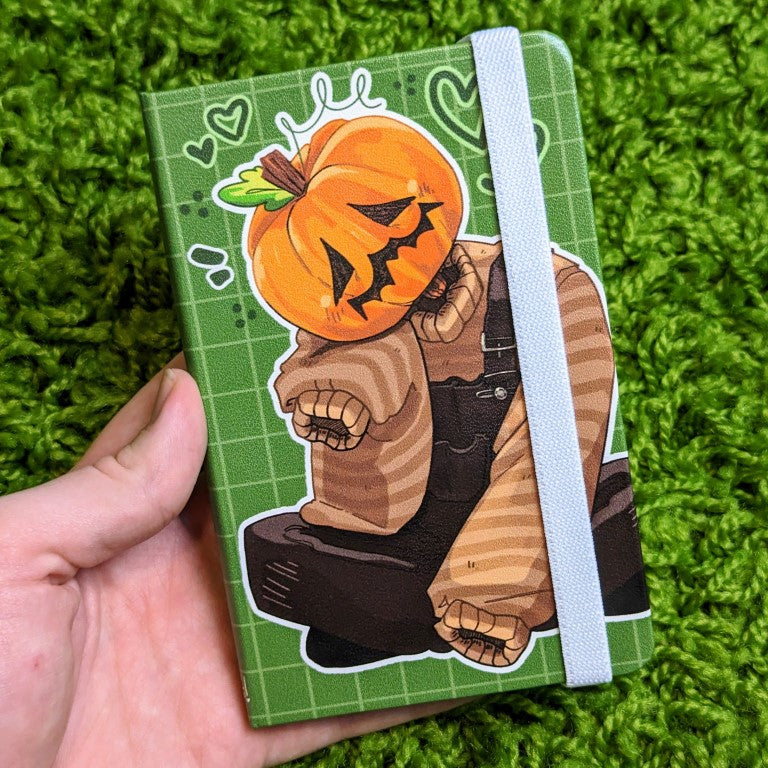 Autumn Pumpkin Head Small Sketchbook