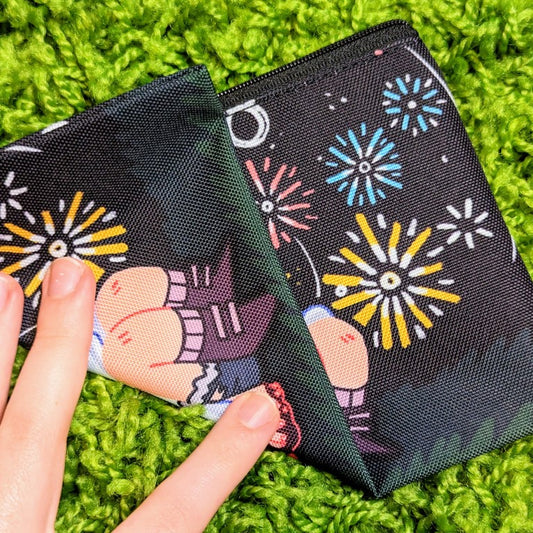 Fireworks Ghost Pencil Pouch