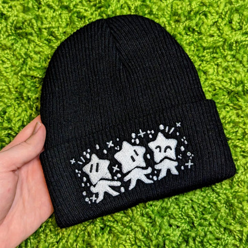 2-Pack Baby Cotton Star Beanies main image 1