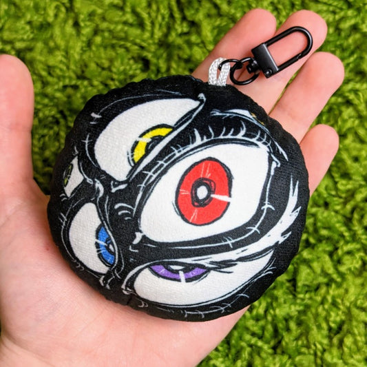 Rainbow Eyes Soft Pillow Sensory Keychain