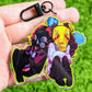 Gas Mask Girls Acrylic Keychain