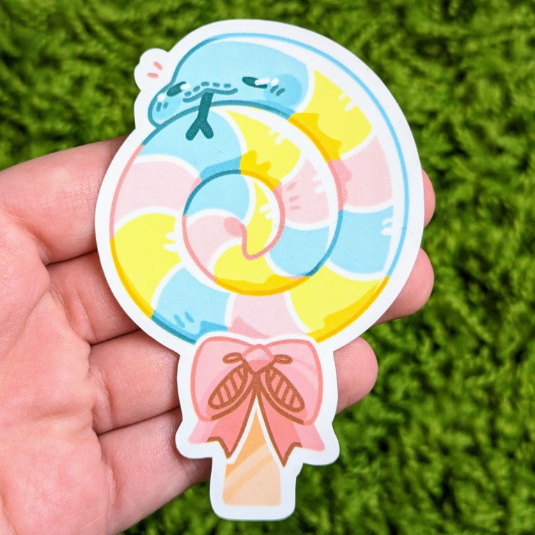 Sweet Snake Snack Sticker Set