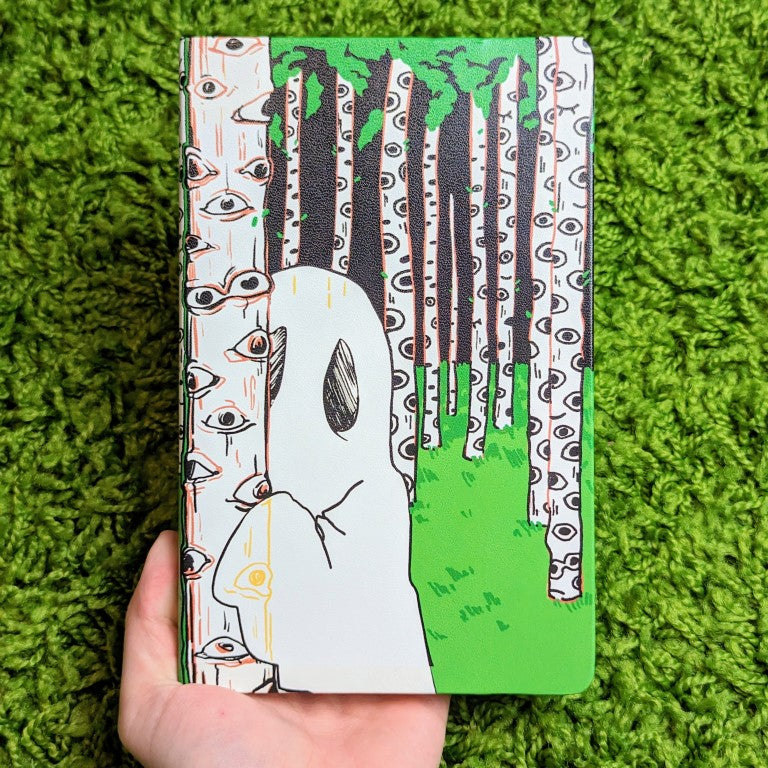 Forest Peaking Ghost Sketchbook