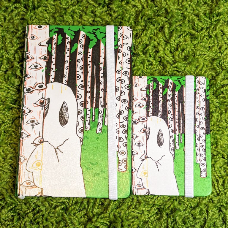 Forest Peaking Ghost Sketchbook