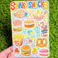 Snake Snacks Sticker Sheet