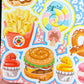 Snake Snacks Sticker Sheet