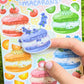 Snake Snacks Macarons Sticker Sheet