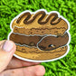 Snake Snacks Macarons Sticker Set